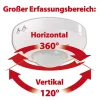 Revolt Deckenbewegungsmelder:360°-PIR-Bewegungsmelder Mit Timer, Für Wand Und Decke 43
