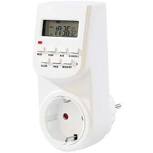 Revolt Schaltuhren:2er-Set Digitale Zeitschaltuhren Mit LCD-Display, Minutengenau, 18