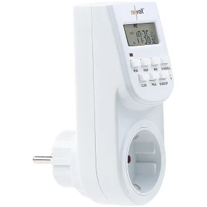 Revolt Schaltuhren:2er-Set Digitale Zeitschaltuhren Mit LCD-Display, Minutengenau, 12