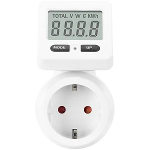 Revolt Energiemessgerät:Digitaler Energiekostenmesser Mit 180° Drehbarem Display, Bis 3.680 W 29