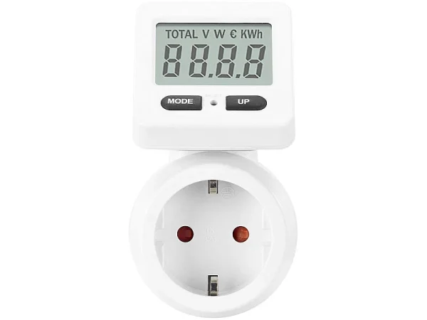 Revolt Energiemessgerät:Digitaler Energiekostenmesser Mit 180° Drehbarem Display, Bis 3.680 W 10