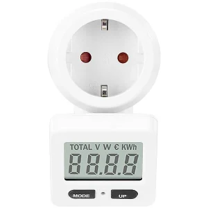 Revolt Energiemessgerät:Digitaler Energiekostenmesser Mit 180° Drehbarem Display, Bis 3.680 W 31