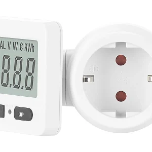 Revolt Energiemessgerät:Digitaler Energiekostenmesser Mit 180° Drehbarem Display, Bis 3.680 W 33