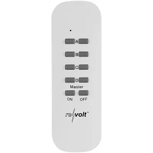 Revolt Funkstecker:4er-Set Mini-Funksteckdosen Mit Fernbedienung, Bis 2.300 Watt, 50 M 12