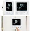 Revolt Raumthermostat Digital:2er-Set Wand-Thermostate Für Fußbodenheizung, LCD, Touch-Tasten 35