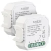 Luminea Home Control LED Dimmer:2er-Set WLAN-Unterputz-Lichtschalter Und -Dimmer, Mit App 28