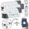 Revolt Smart-Switch Alexa:3er-Set Funk-Empfänger KFS-200.rc, Amazon Alexa & Google Assistant 26