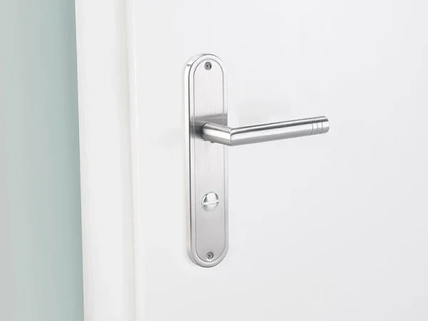 AGT Türklinken:Modernes Edelstahl-Türbeschlag-Set Für 3 Zimmertüren & 1 Bad-/WC-Tür 6