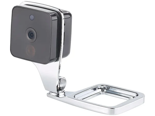 VisorTech IP Kamera Alarm:WLAN-IP-Überwachungskamera Mit App Für IOS, HD 720p, 155°-Objektiv 5