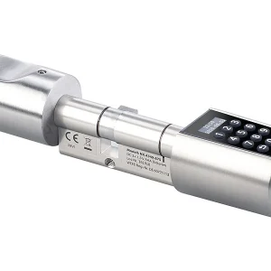 VisorTech Zahlenschloss:Elektronischer Tür-Schließzylinder, Transponder, Code, App, M Gateway 24