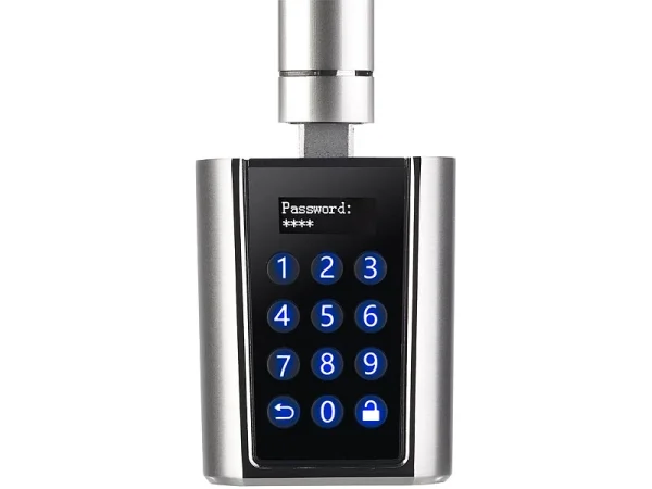 VisorTech Zahlenschloss:Elektronischer Tür-Schließzylinder, Transponder, Code, App, M Gateway 10