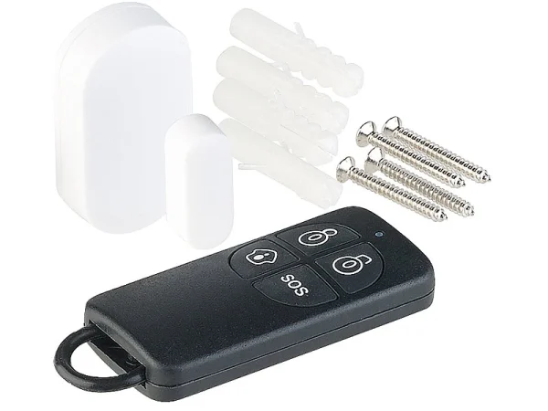 VisorTech WiFi Alarmanlage:4-teilige WLAN-Alarmanlage, Alexa-kompatibel, Für Bis 50 Sensoren, App 6