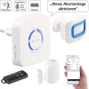 VisorTech WiFi Alarmanlage:4-teilige WLAN-Alarmanlage, Alexa-kompatibel, Für Bis 50 Sensoren, App 29