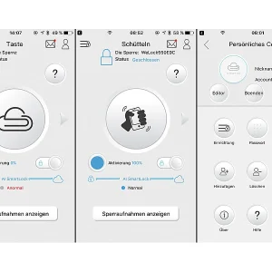 VisorTech Türzylinder:Elektronischer Tür-Schließzylinder, Transponder, Bluetooth & App, IP65 21