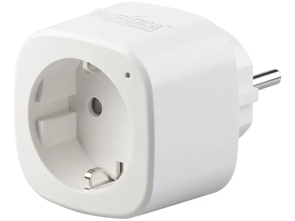 Luminea Home Control Elesion Steckdose:2er-Set WLAN-Steckdosen, Amazon Alexa & Google Assistant Komp., 16 A 9