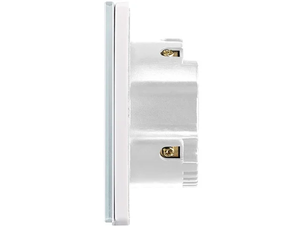 Luminea Home Control WiFi Taster:Touch-Doppel-Lichttaster, Amazon Alexa & Google Assistant Kompatibel 9