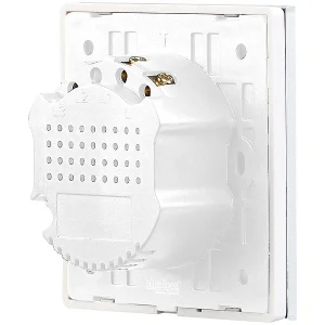 Luminea Home Control Alexa WiFi-Lichtschalter:Touch-Doppel-Lichttaster, Versandrückläufer 29