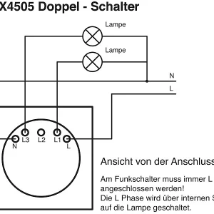 Luminea Home Control Alexa WiFi-Lichtschalter:Touch-Doppel-Lichttaster, Versandrückläufer 21