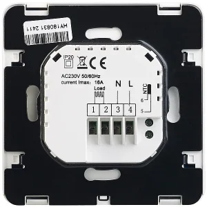 Revolt WLAN Raumthermostat:WLAN-Thermostat Für Fußbodenheizungen, Für Siri, Alexa & GA 21