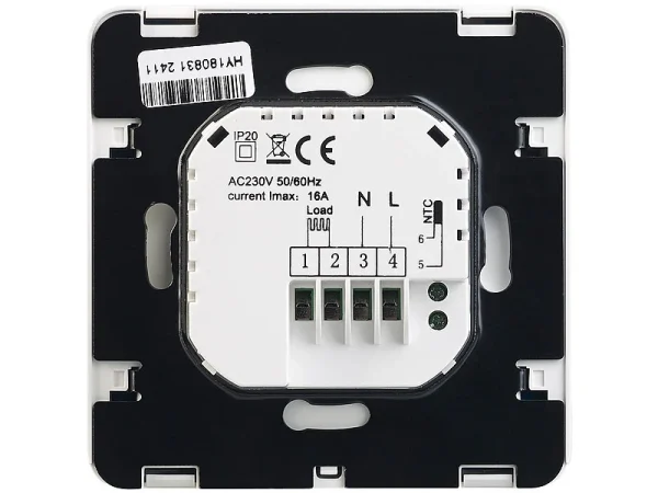 Revolt WLAN Raumthermostat:WLAN-Thermostat Für Fußbodenheizungen, Für Siri, Alexa & GA 7