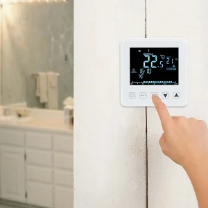 Revolt Temperaturregler:4er-Set WLAN-Thermostate Für Fußbodenheizungen, Für Siri, Alexa & GA 26