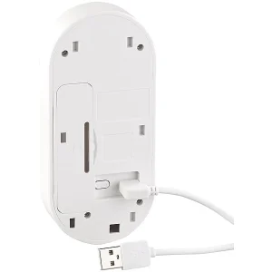 Somikon WLAN Klingel:WLAN-HD-Video-Türklingel Mit App, Gegensprechen, Inkl. Akku 23
