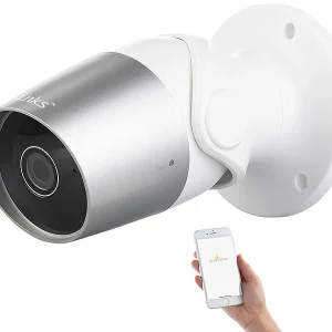 7links Alexa Überwachungskamera:Outdoor-IP-Überwachungskamera, Full HD, WLAN (Versandrückläufer) 18