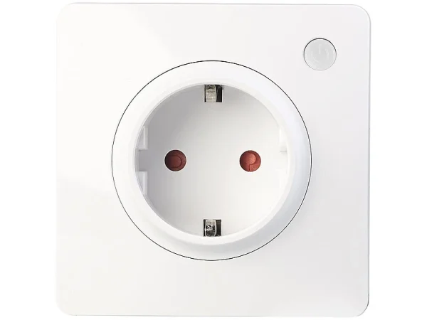 Luminea Home Control WiFi-Steckdose Alexa:4er-Set WLAN-Unterputz-Steckdosen, Kompatibel Mit A. Alexa & Google A. 8