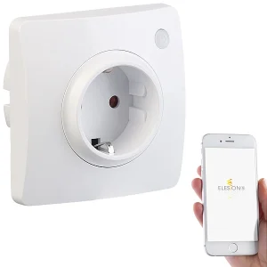 Luminea Home Control WiFi-Steckdose Alexa:4er-Set WLAN-Unterputz-Steckdosen, Kompatibel Mit A. Alexa & Google A. 12