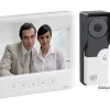 Somikon Video Sprechanlage:Video-Türsprechanlage Mit 17,8-cm-Farbdisplay, Türöffner & Aufnahme 34