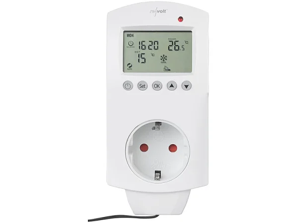 Revolt Thermostat Alexa:WLAN-Steckdosen-Thermostat Für Heizgeräte, App, Versandrückläufer 9