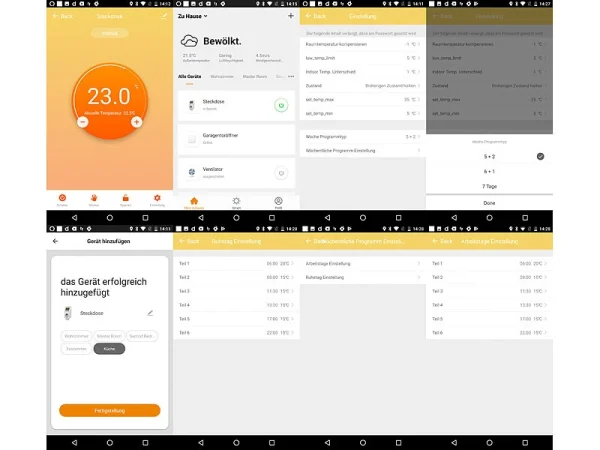 Revolt Thermostat Alexa:WLAN-Steckdosen-Thermostat Für Heizgeräte, App, Versandrückläufer 8