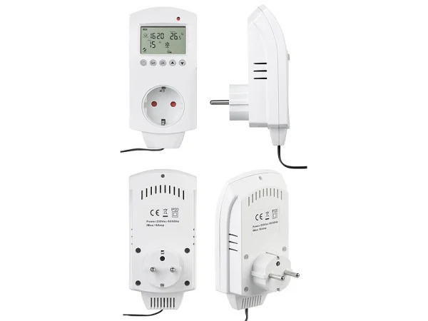 Revolt Thermostat Alexa:WLAN-Steckdosen-Thermostat Für Heizgeräte, App, Versandrückläufer 10