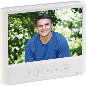 Somikon Türklingelanlagen:Video-Türsprechanlage Mit 17,8-cm-Farbdisplay & Türöffner, 10-m-Kabel 24