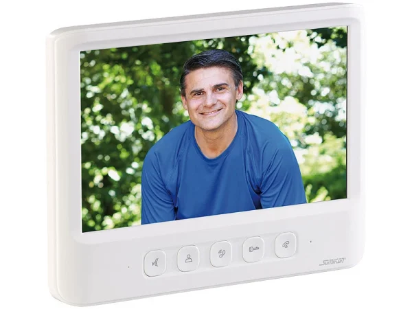 Somikon Türklingelanlagen:Video-Türsprechanlage Mit 17,8-cm-Farbdisplay & Türöffner, 10-m-Kabel 4