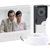 Somikon Türklingelanlagen:Video-Türsprechanlage Mit 17,8-cm-Farbdisplay & Türöffner, 10-m-Kabel 19