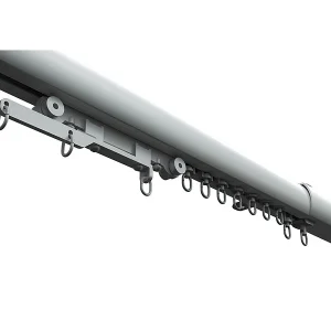 Carlo Milano Smarte Gardinenstange:3er-Set Teleskop-Gardinenstangen Elektr. Antrieb, WLAN&App, 172-306 Cm 23