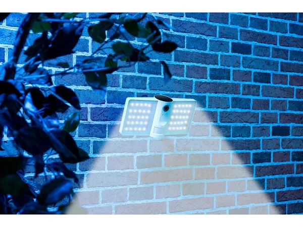 VisorTech IP-Cam:Full-HD-IP-Überwachungskamera, LED-Strahler, Versandrückläufer 7