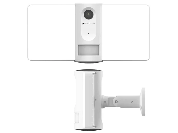 VisorTech IP-Cam:Full-HD-IP-Überwachungskamera, LED-Strahler, Versandrückläufer 5