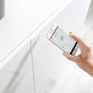 VisorTech Aufschraubschloss Möbel:2er-Set Schubladen- & Schranktüren-Schlösser Mit Bluetooth Und App 26