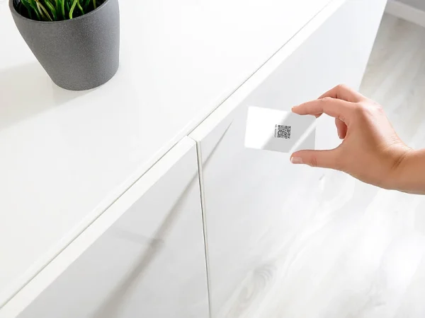 VisorTech Elektronisches Schloss:5er-Set Schubladen- & Schranktüren-Schloss Mit RFID-Schlüssel, BT, App 14