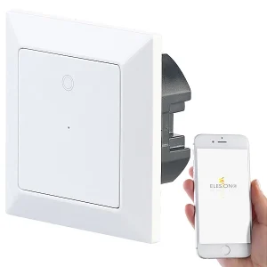 Luminea Home Control Lichtschalter:4er-Set WLAN-Lichttaster, App, Komp. Zu Siri, Alexa, Google Assistant 22