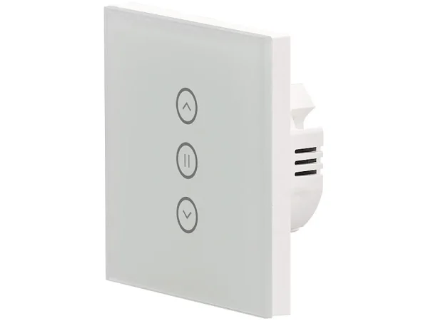 Luminea Home Control Rolladenschalter Touch:4er-Set Rollladen-Touch-Unterputz-Steuerung, App & Sprachsteuerung 5
