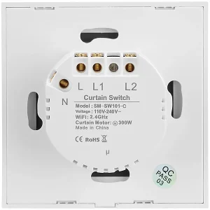 Luminea Home Control Rolladenschalter Touch:4er-Set Rollladen-Touch-Unterputz-Steuerung, App & Sprachsteuerung 24