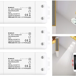 Luminea Home Control Siri Lichtschalter:3er-Set WLAN-Schalter Mit Dimmer, Für Siri, Alexa & Google Assistant 17