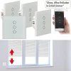Luminea Home Control Rolladenschalter Touch:4er-Set Rollladen-Touch-Unterputz-Steuerung, App & Sprachsteuerung 20