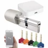 VisorTech Türschloss Smart:Elektronischer Tür-Schließzylinder Mit 5 Schlüssel Und ZigBee Gateway 7