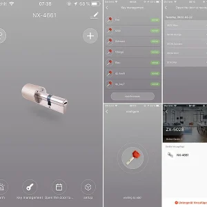 VisorTech Türschloss Smart:Elektronischer Tür-Schließzylinder Mit 5 Schlüssel Und ZigBee Gateway 21