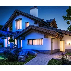 Luminea Home Control RGB-Strahler Außen:Outdoor-Fluter Mit RGB-CCT-LEDs, Bluetooth & App, Versandrückläufer 15