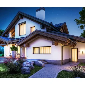 Luminea Home Control RGB-Strahler Außen:Outdoor-Fluter Mit RGB-CCT-LEDs, Bluetooth & App, Versandrückläufer 21